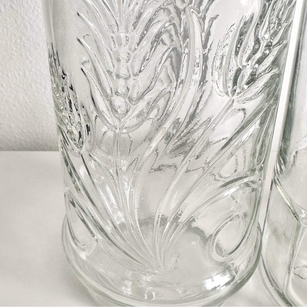 (3) 1980s Planters Peanuts Anchor Hocking Glass Jars Vintage Storage Rare HTF - Picture 11 of 16